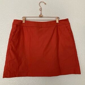 Nike Golf dri - fit Women's Orange  Mini Skirt size 12
